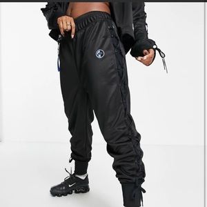 Nike lace up track pants